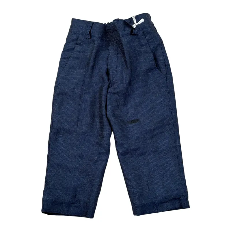 Manuel & Frank Pantalone tinta unita con Elastico In Vita Blu per Neonato