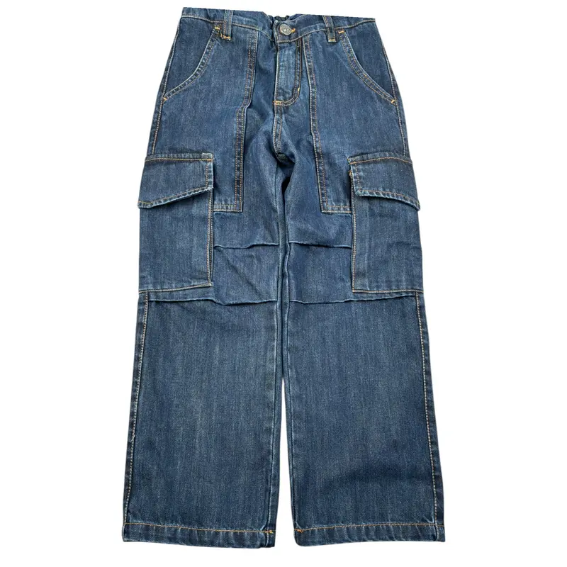 Manuel Ritz Jeans tinta unita con Tasconi Blu per Bambino