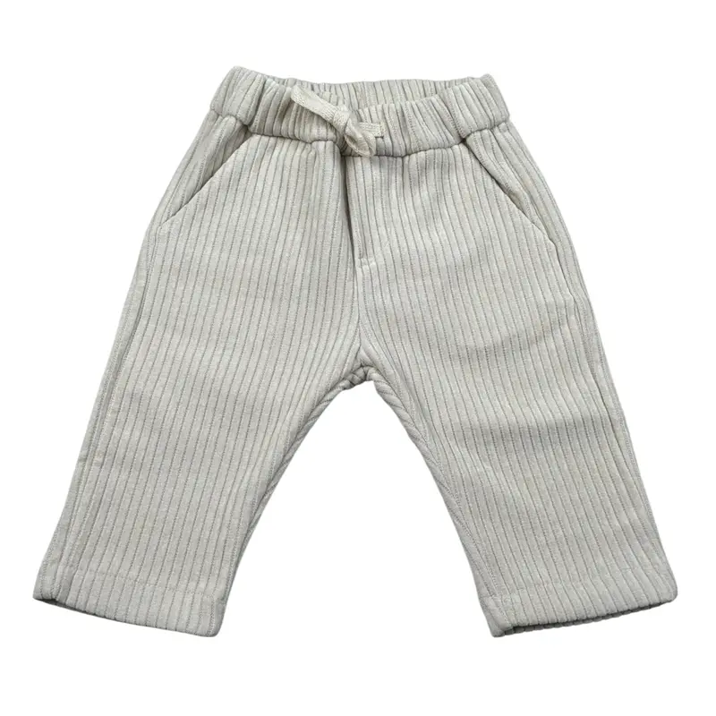 Manuel Ritz Pantalone tinta unita con Elastico In Vita Beige per Neonato