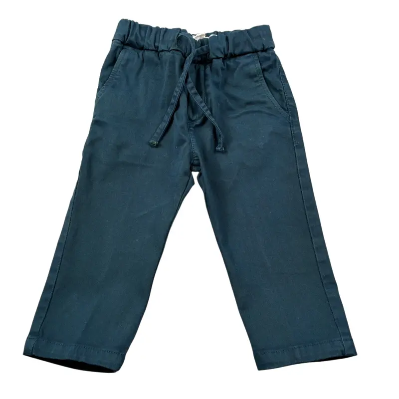 Manuel Ritz Pantalone tinta unita con Elastico In Vita Ottanio per Bambino