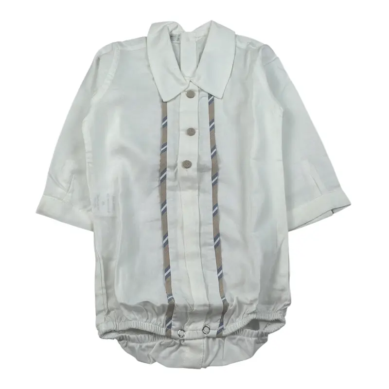 Manuell & Frank Pantalone con Elastico In Vita Bianco per Bambino