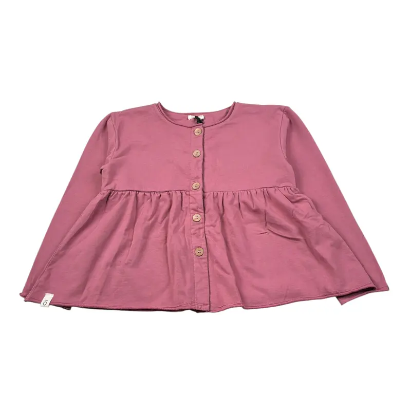 Mapero Cardigan tinta unita Rosa per Bambina