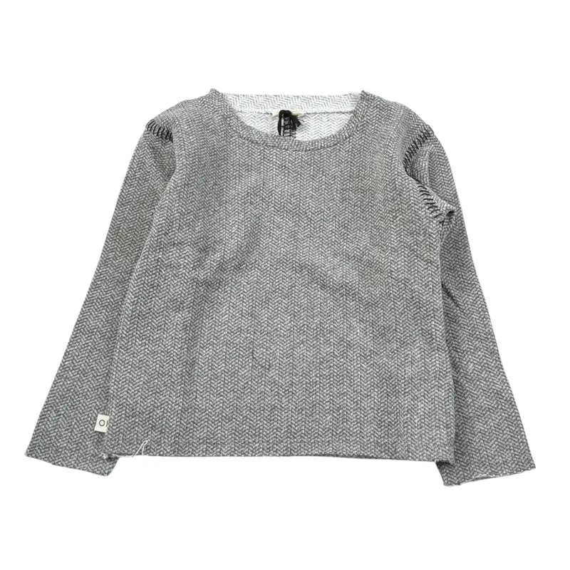 Mapero' Maglia tinta unita Girocollo Grigio per Neonata