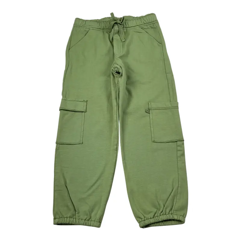 Mapero' Pantalone Modello Tuta tinta unita Verde per Bambino