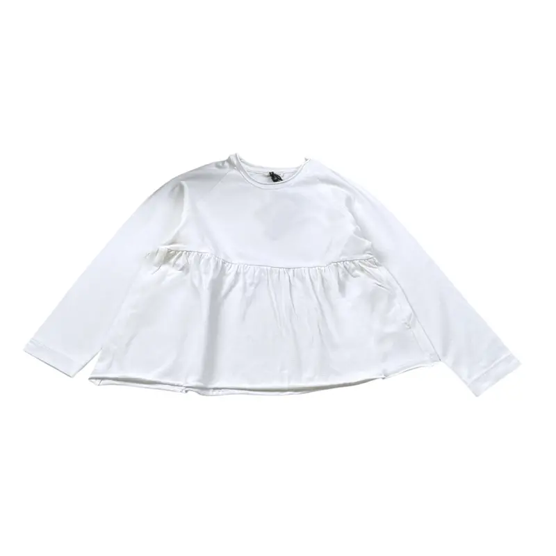 Mapero' Shirt tinta unita Bianco per Bambina