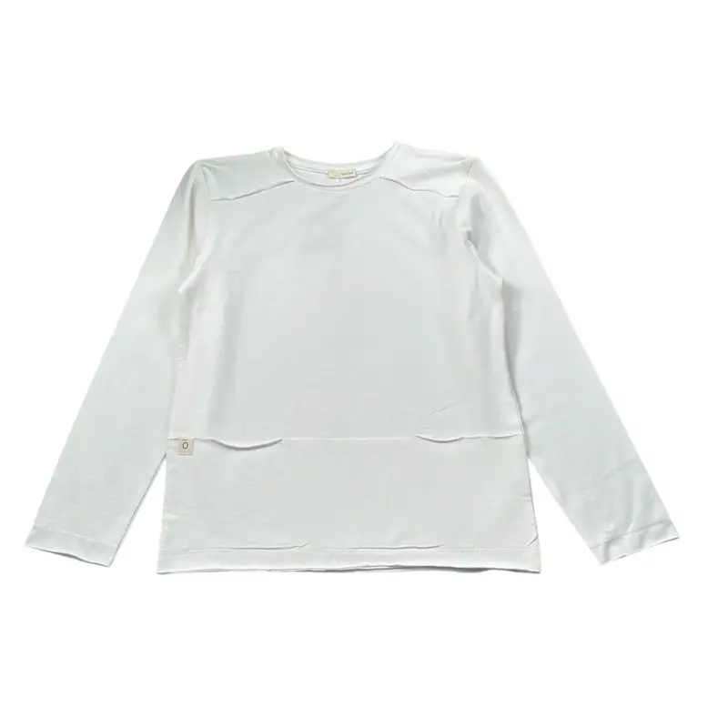 Mapero' Shirt tinta unita Girocollo Bianco per Neonato
