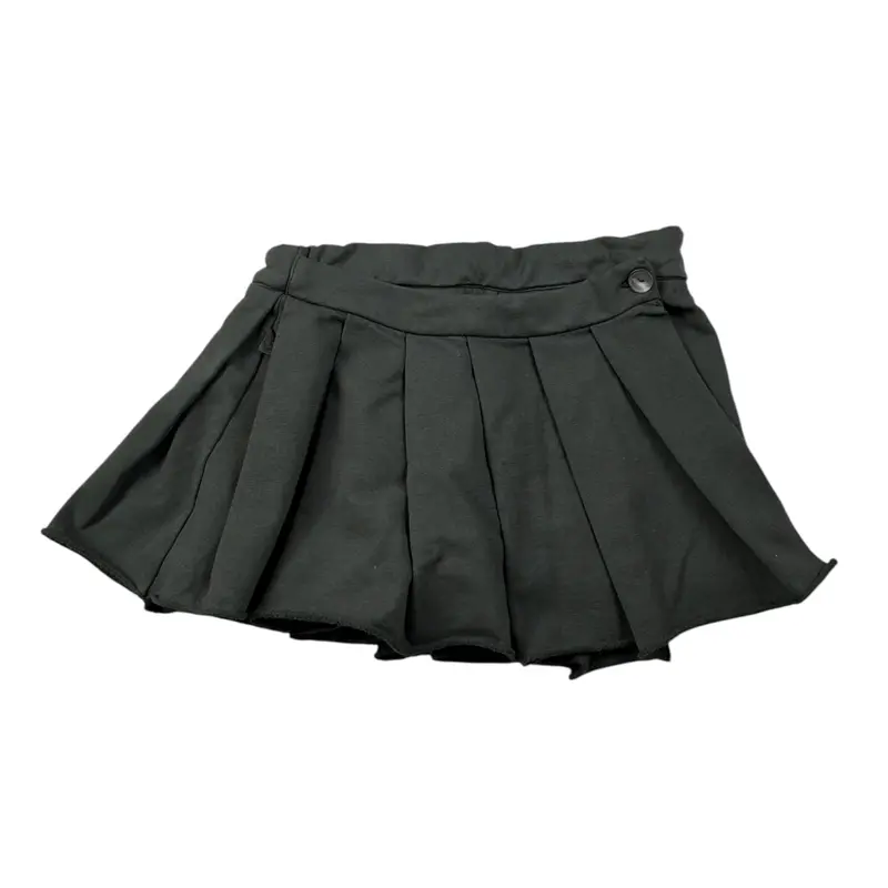 Mapero' Short Modello Gonna tinta unita con Girovita Regolabile Grigio per Bambina