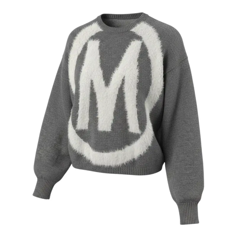 Marc Ellis Maglia tinta unita con Stampa Grigio per Bambina