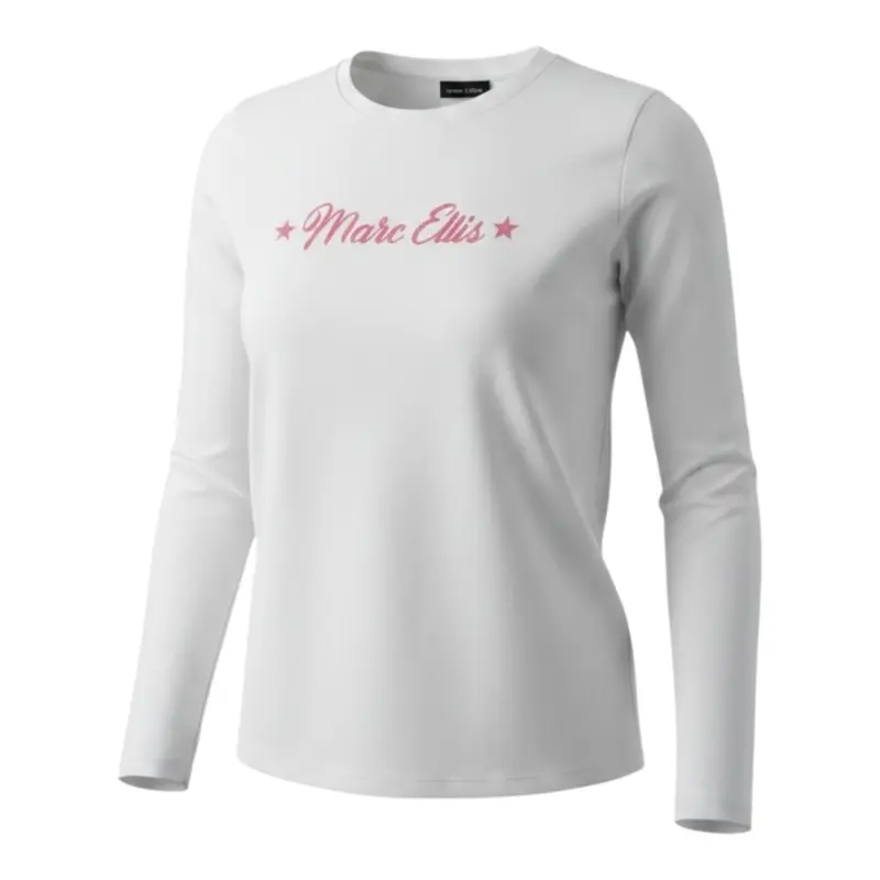 Marc Ellis Shirt tinta unita con Stampa Bianco per Bambina