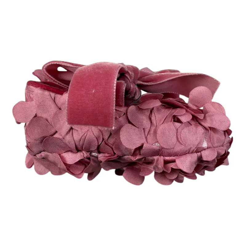 Marlu' Ballerine tinta unita con Applicazioni Rosa per Neonata