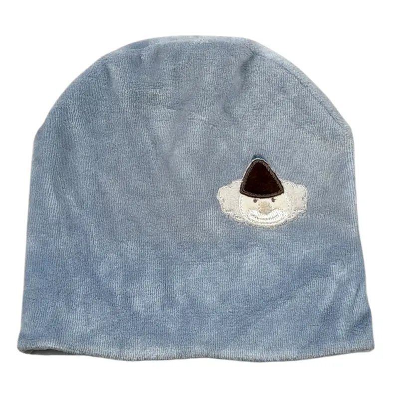 Marlu' Cappello tinta unita Azzurro per Neonato