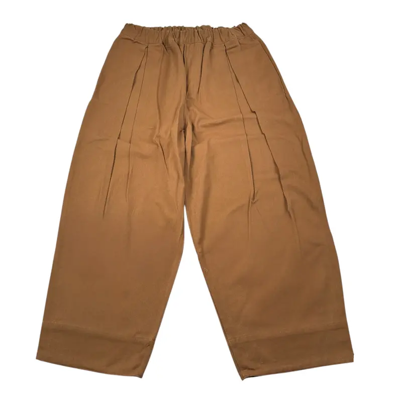 Marni Pantalone tinta unita con Elastico In Vita Marrone per Bambino