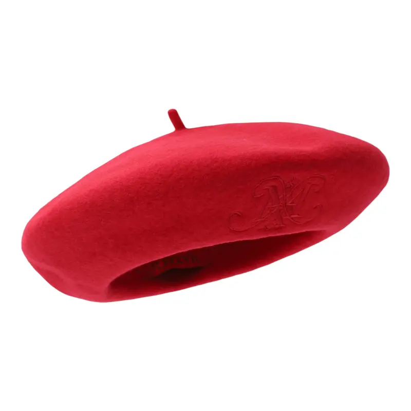 Max&Co. Cappello tinta unita Modello Alla Francese Rosso per Bambina