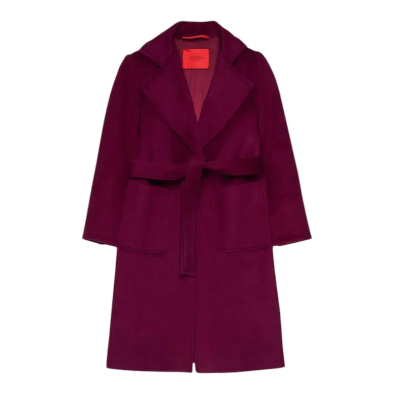 Max&Co. Cappotto tinta unita con Colletto Viola per Bambina