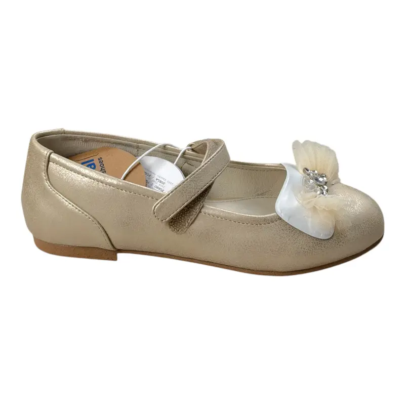 Mayoral Ballerina tinta unita con Fiocco Beige per Bambina