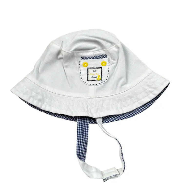 Mayoral Cappello Modello Pescatore tinta unita Bianco per Neonato