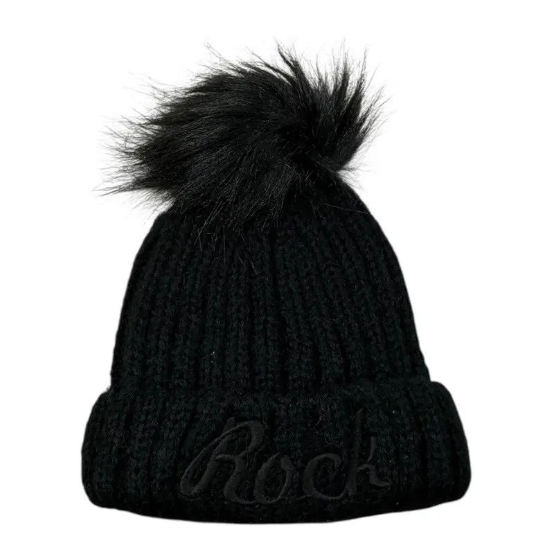 Mayoral Cappello tinta unita Nero per Bambina