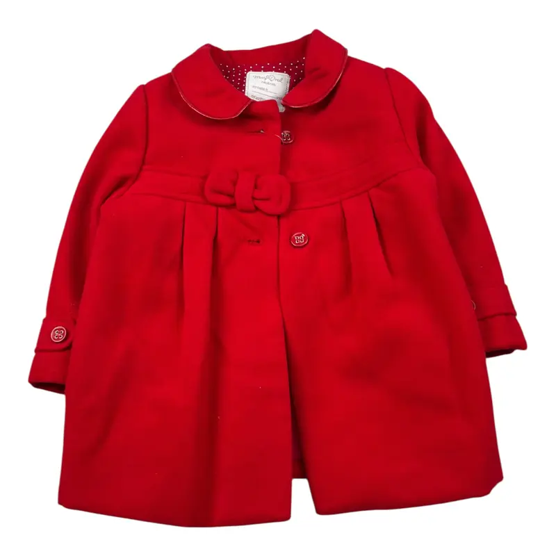 Mayoral Cappotto tinta unita Rosso per Neonata
