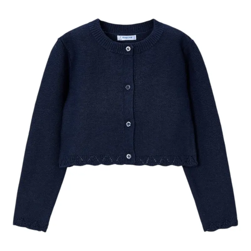 Mayoral Cardigan tinta unita Blu per Bambino
