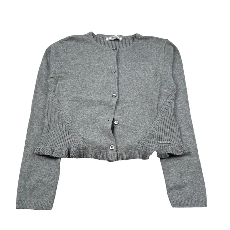 Mayoral Cardigan tinta unita Grigio per Bambina