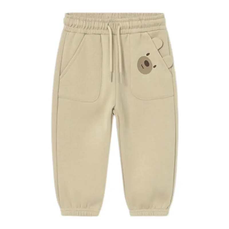 Mayoral Pantalone tinta unita Modello Tuta Beige per Neonato