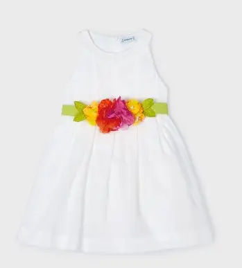 MAYORAL Vestito cinta fiori