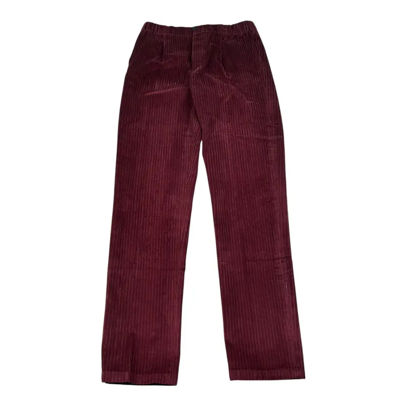 Michael Coal Pantalone tinta unita con Elastico In Vita Bordeaux per Bambino