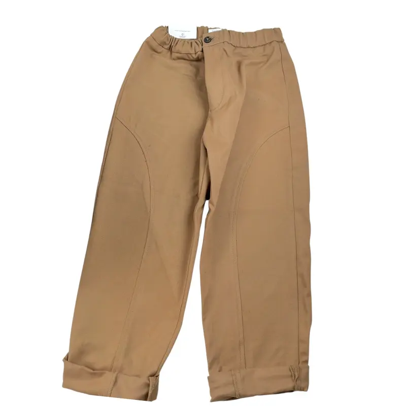 Michael Coal Pantalone tinta unita con Elastico In Vita Cammello per Bambino