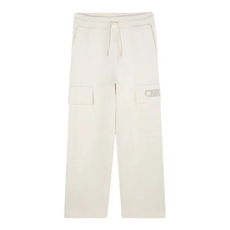 Michael Kors Pantalone Tuta tinta unita Crema per Neonata