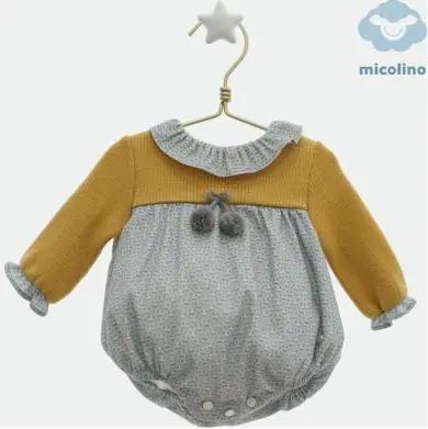 Micolino pagliaccetto neonato in maglia sintetica 9103-4228 -