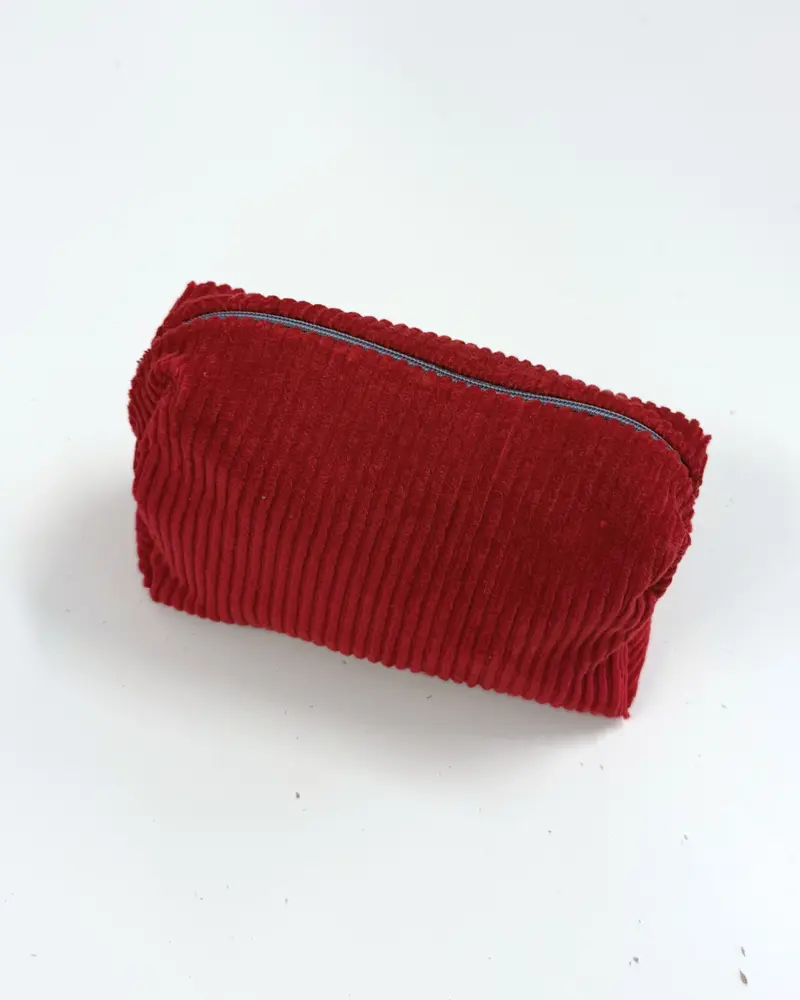 Mini beauty velluto rosso