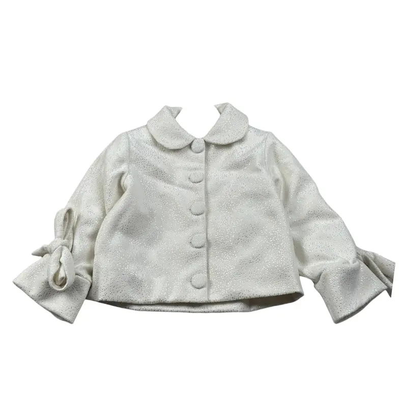 Miss Grant Cappotto tinta unita Panna per Bambina