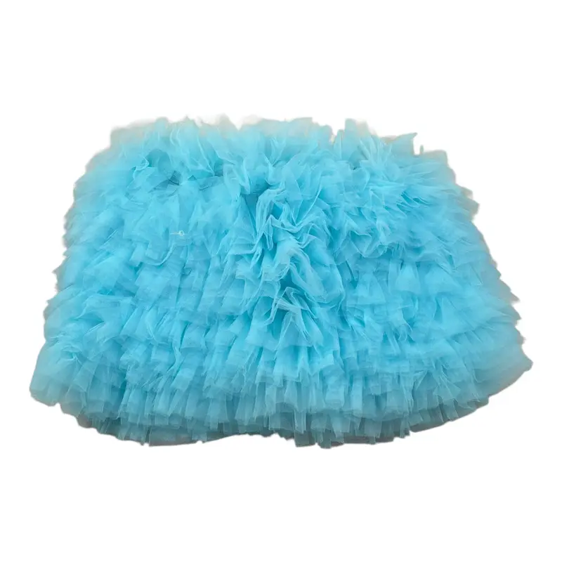 Miss Grant Gonna tinta unita In Tulle Azzurro per Neonata