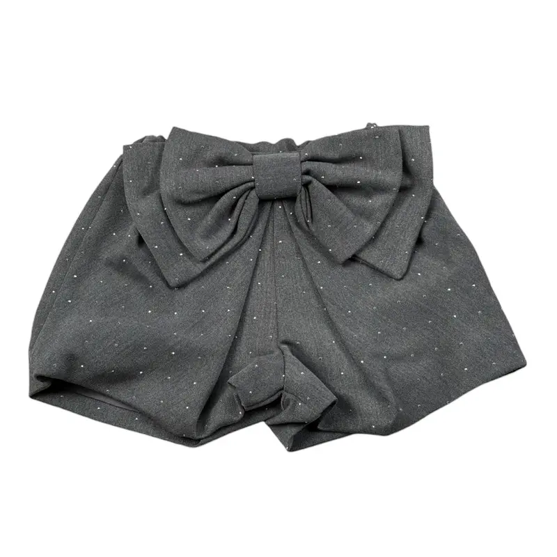 Miss Grant Short tinta unita con Elastico In Vita Grigio per Neonata