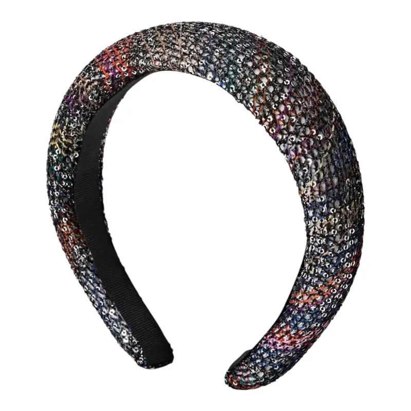 Missoni Cerchietto Multicolor con Paillettes Multicolor per Bambina