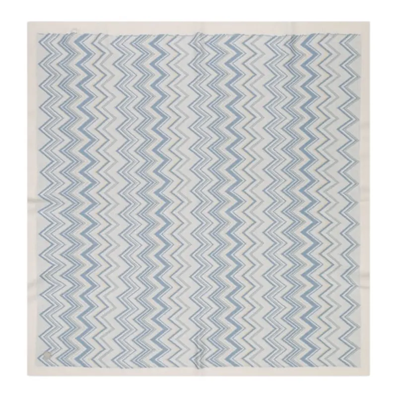 Missoni Sciarpa tinta unita con Fantasia Azzurro per Neonato