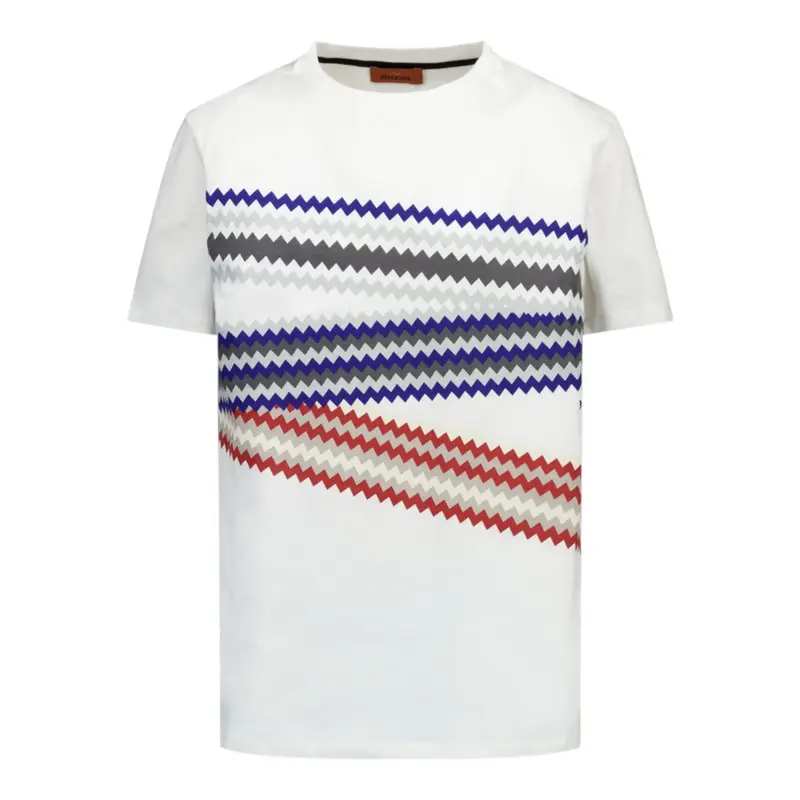 Missoni T-Shirt tinta unita con Stampa Bianco per Bambino