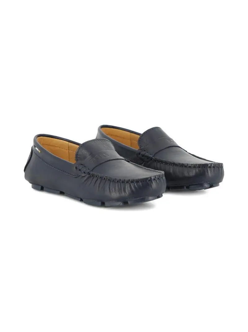 Mocassini per bambino Boss Kids in pelle
