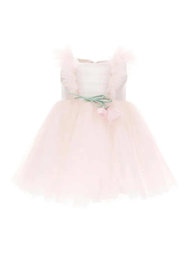 Monnalisa abito plisse in tulle