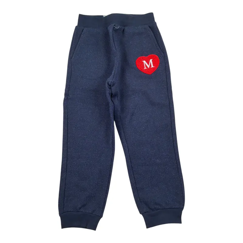 Monnalisa Pantalone Modello Tuta tinta unita Blu per Bambina