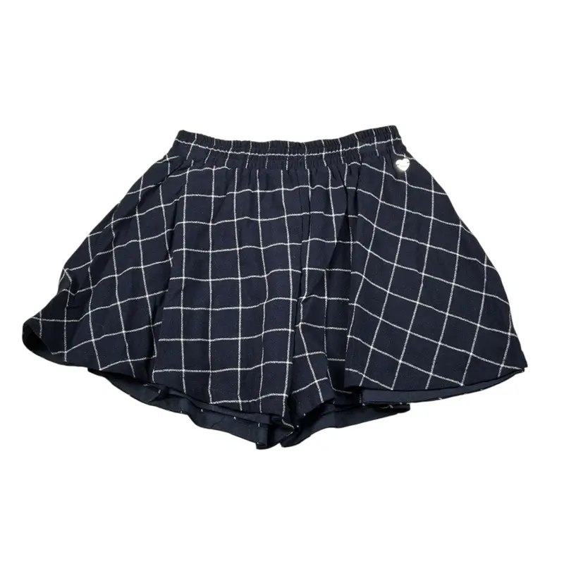 Monnalisa Short tinta unita con Elastico In Vita Blu per Bambina