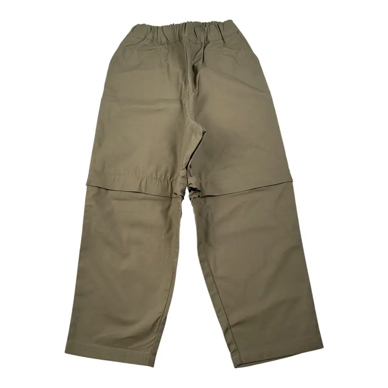 Mood_One Pantalone tinta unita con Elastico In Vita Verde per Bambino