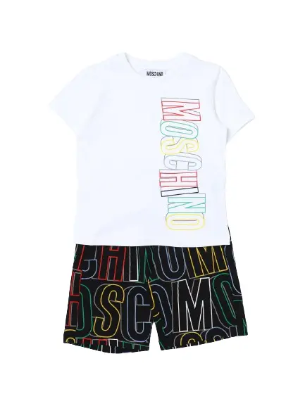 Moschino completo t-shirt e pantaloncini