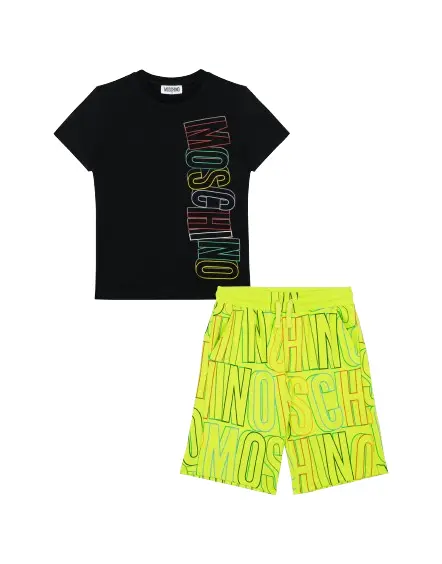 Moschino completo t-shirt e pantaloncini
