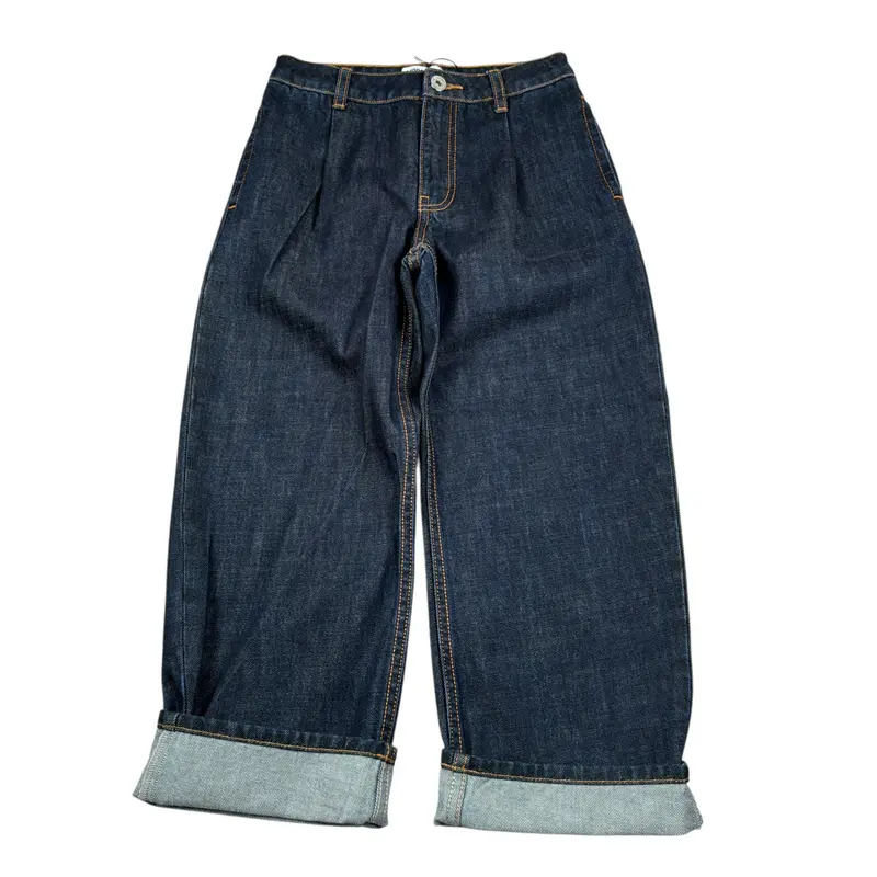 Moschino Jeans tinta unita con Girovita Regolabile Blu per Bambina