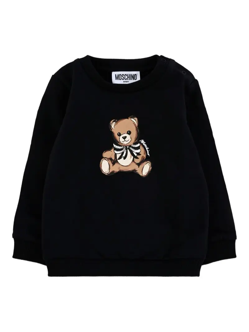 Moschino Kids felpa con Teddy