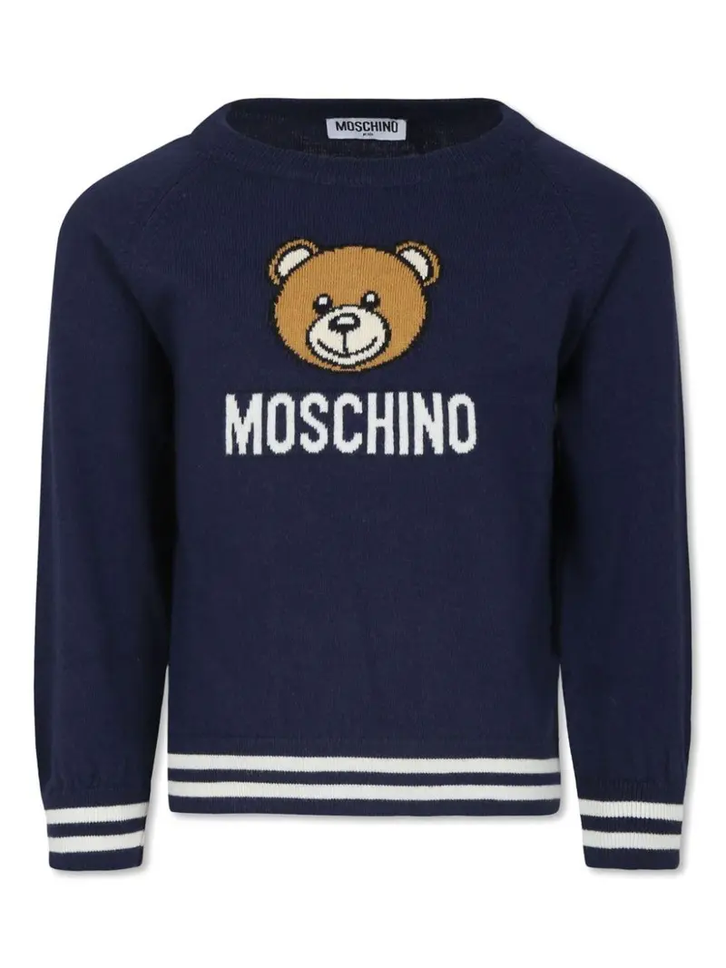 Moschino Kids maglione con Teddy