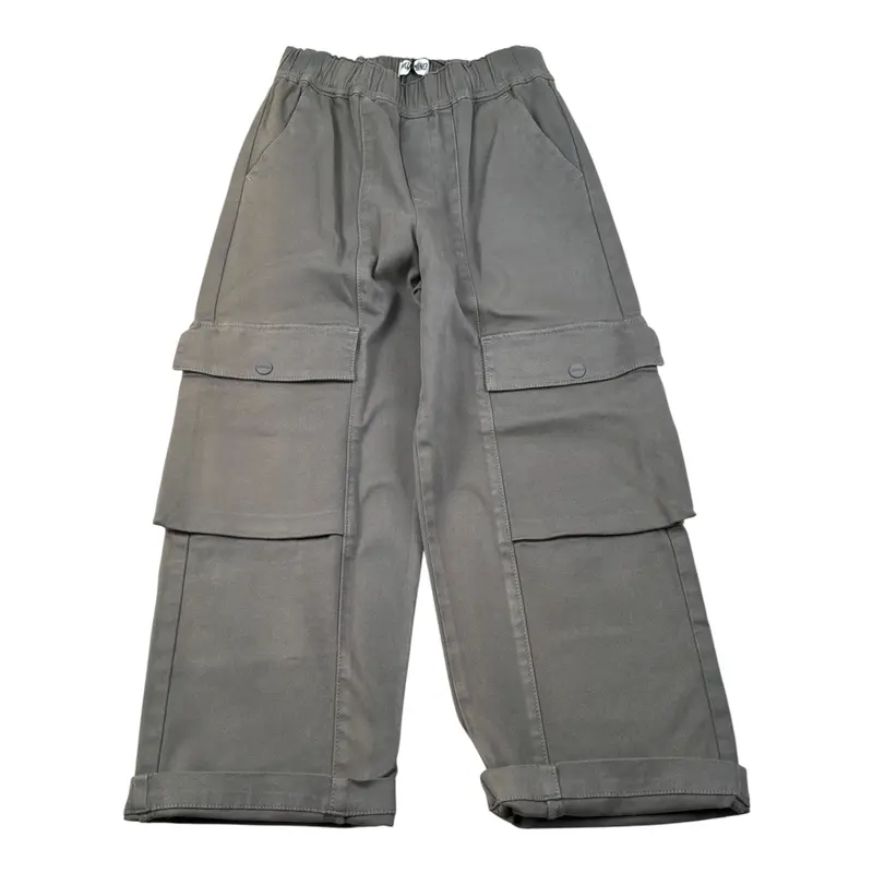 Moschino Pantalone tinta unita con Elastico In Vita Verde per Bambino
