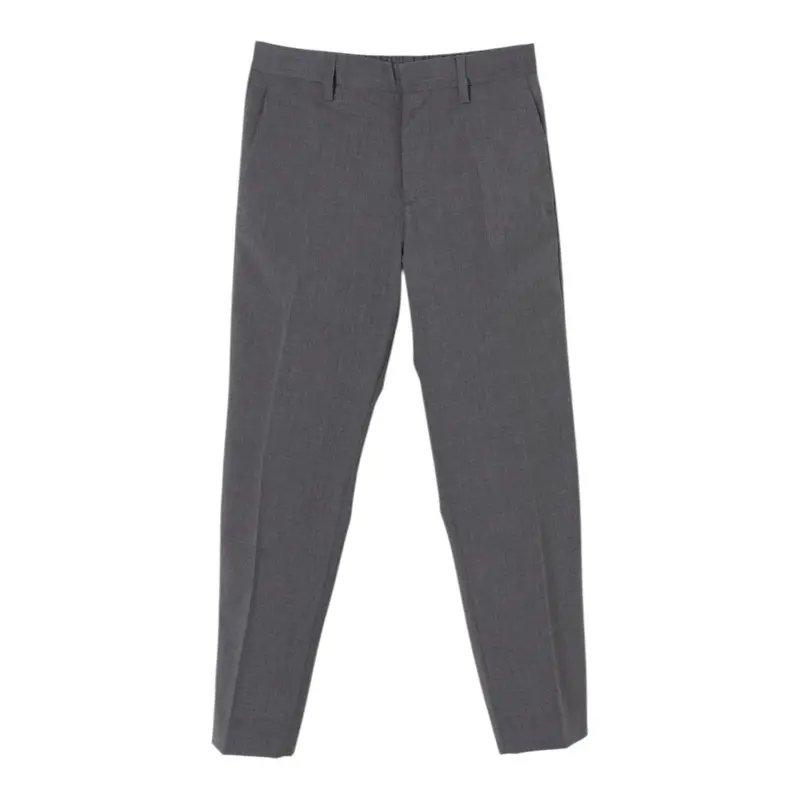 N°21 Pantalone tinta unita con Elastico In Vita Grigio per Bambino