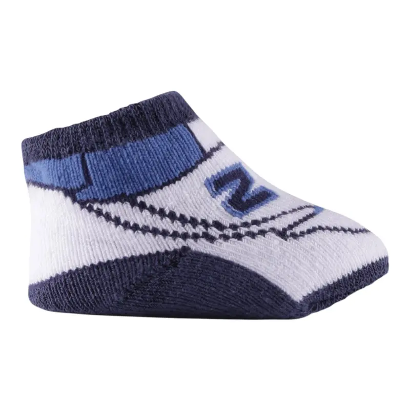 New Balance Babbucce Bicolore con Ricami Bianco/Blu per Neonato